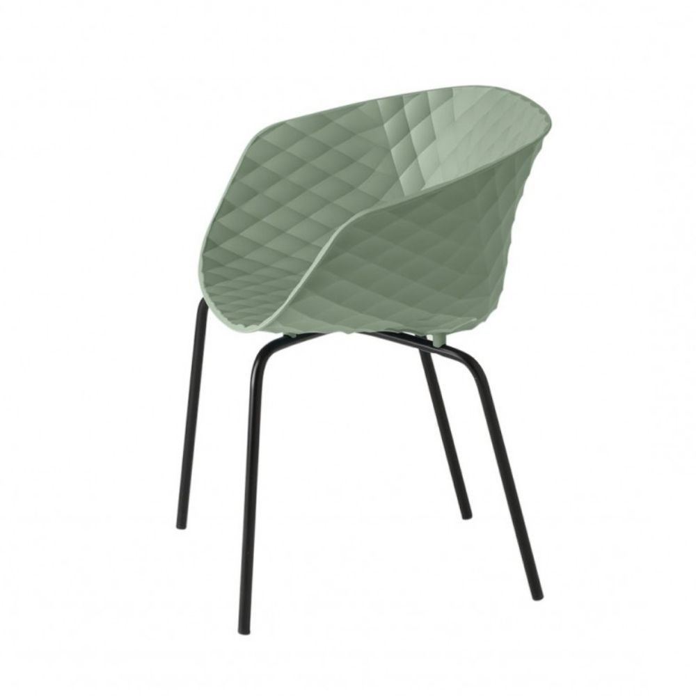 Gartenstuhl grün, Gartenstuhl stapelbar mit Armlehne grün