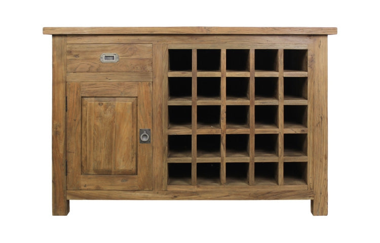 Sideboard  Landhaus, Anrichte Landhaus,  Weinregal Landhaus, Breite 120 cm