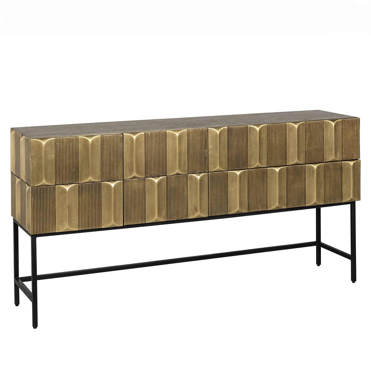 Sideboard Gold, Anrichte Gold, Breite 160 cm