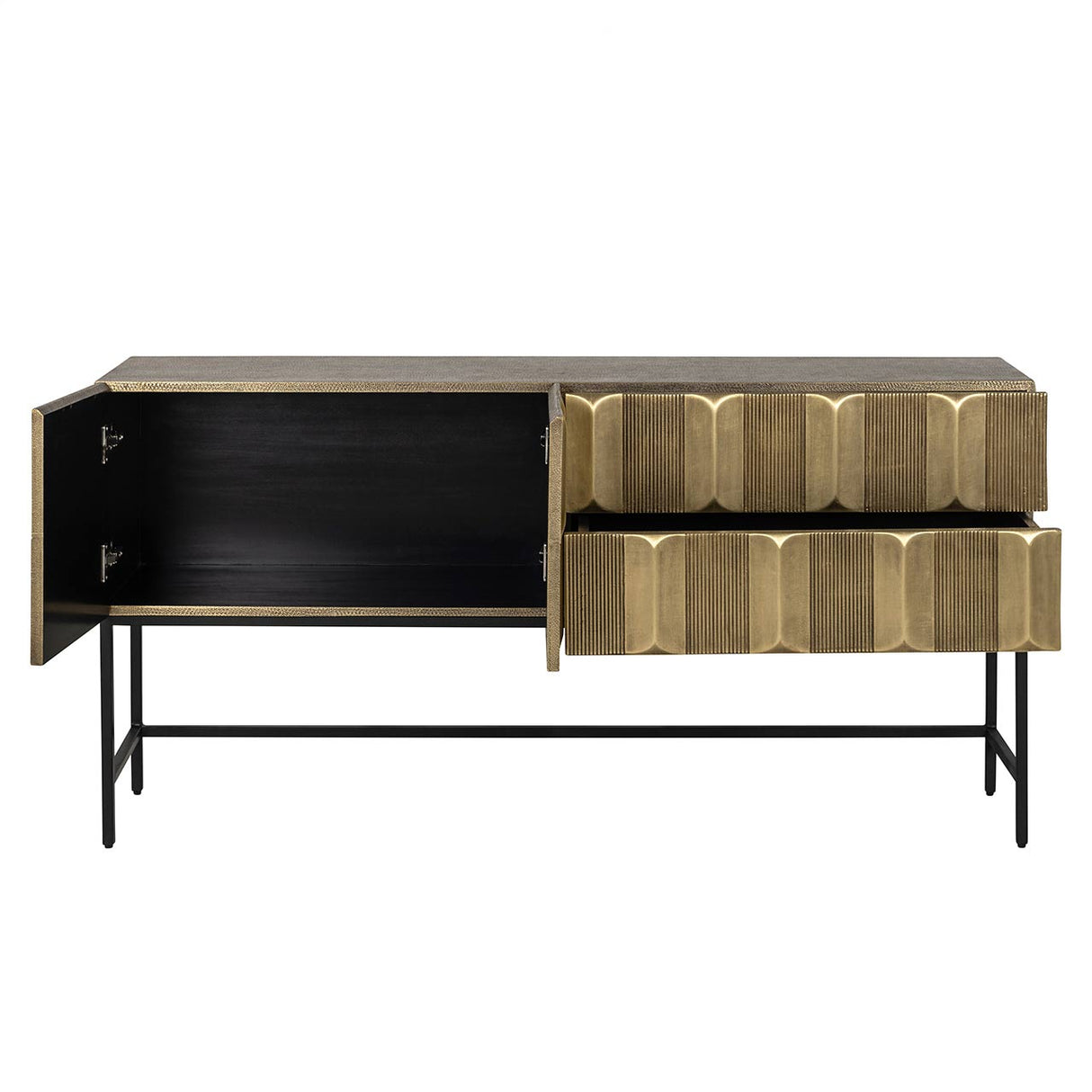 Sideboard Gold, Anrichte Gold, Breite 160 cm