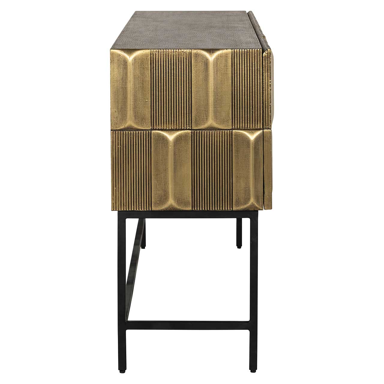 Sideboard Gold, Anrichte Gold, Breite 160 cm