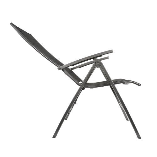 Hochlehner grau-anthrazit, Gartenstuhl grau-anthrazit