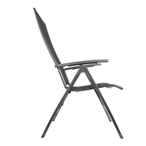 Hochlehner grau-anthrazit, Gartenstuhl grau-anthrazit