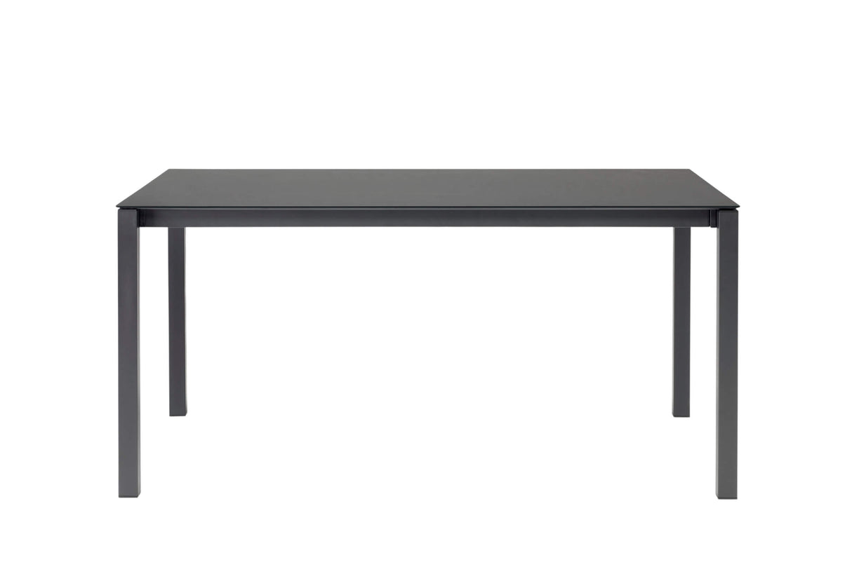 Gartentisch anthrazit, Gartentisch ausziehbar, Esstisch ausziehbar, Breite 160-210 cm