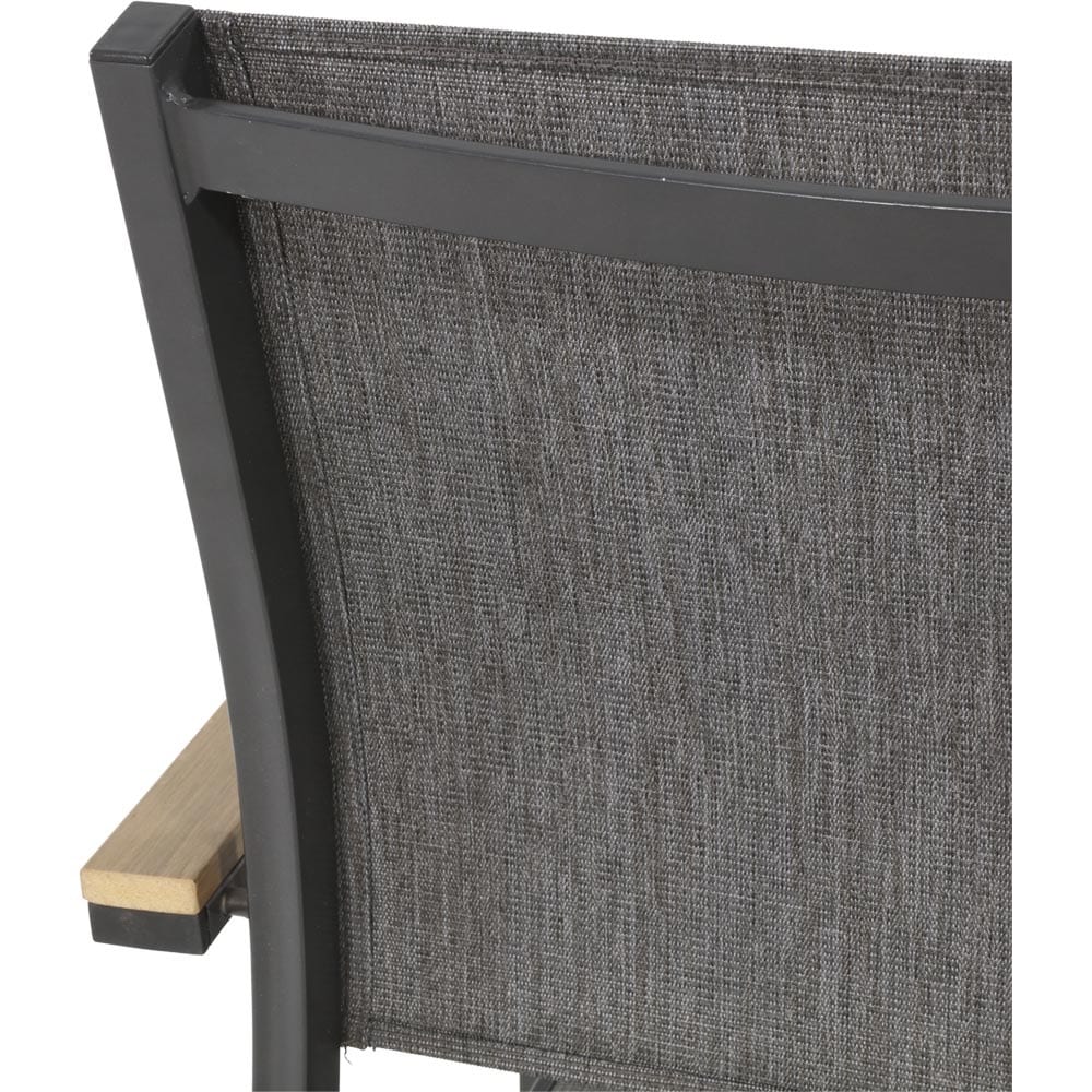 Gartenstuhl anthrazit, Gartenstuhl mit Lehne stapelbar