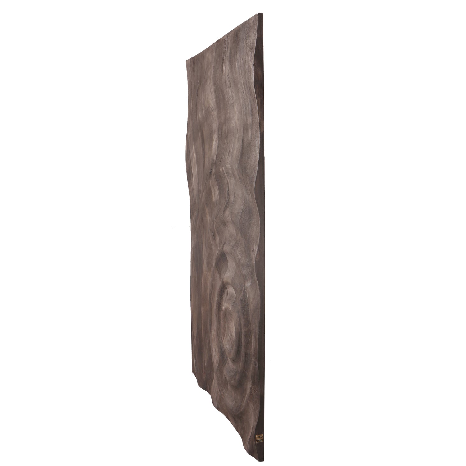 Wandpanel braun Holz, Wandbild Farbe braun, Maße 100x130 cm