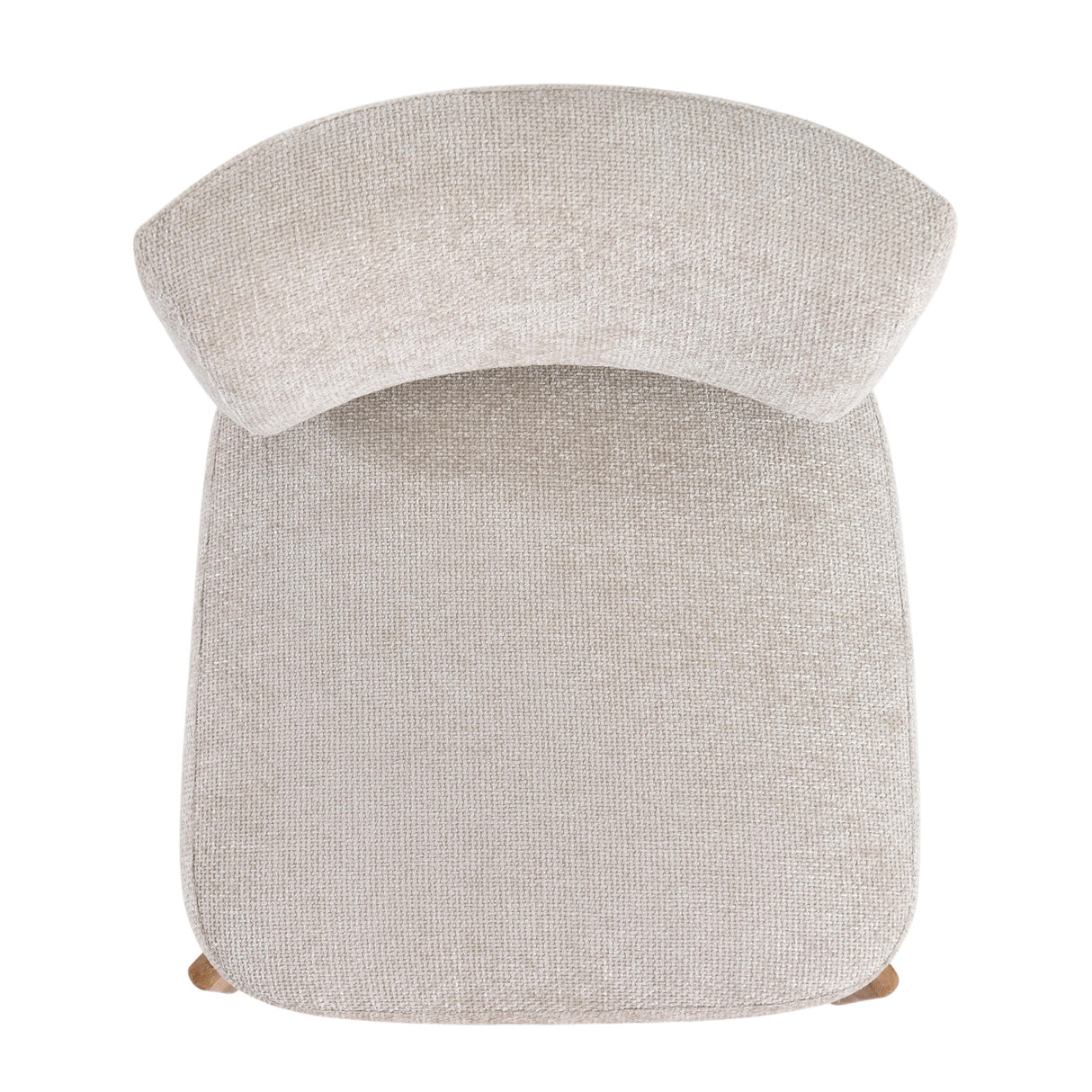 Sessel creme Sessel Holz-Gestell, Sessel gepolstert creme, Breite 73 cm