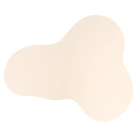 Beistelltisch beige, Garten-Beistelltisch weiß-beige, Höhe 46 cm
