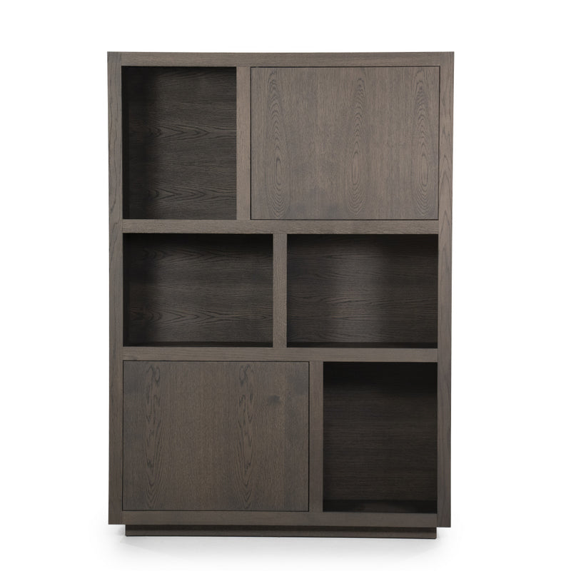 Fernsehschrank braun Eiche furniert, TV Schrank braun Eiche furniert, Lowboard braun Eiche furniert, Breite 200 cm