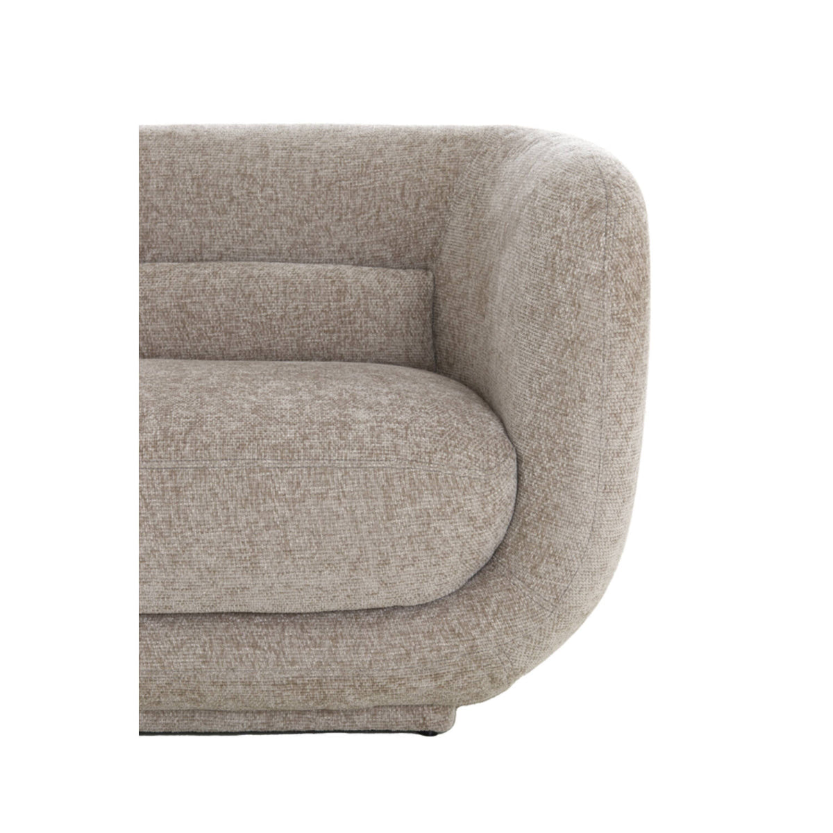 Sofa taupe-beige, 3 Sitzer Sofa beige, Länge 237 cm