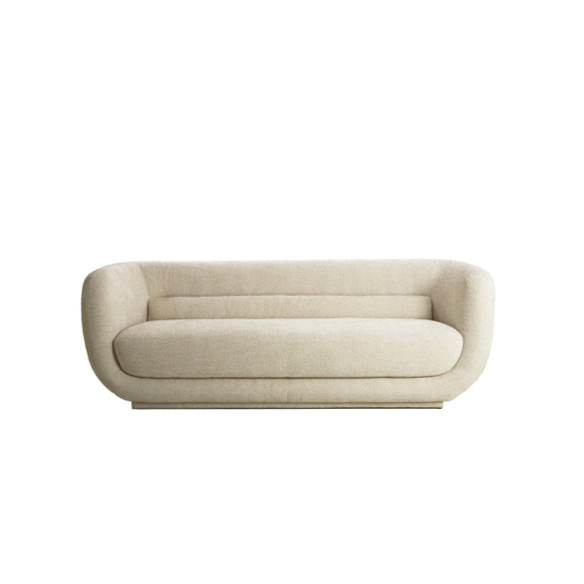 Sofa creme, 3 Sitzer Sofa creme, Länge 237 cm