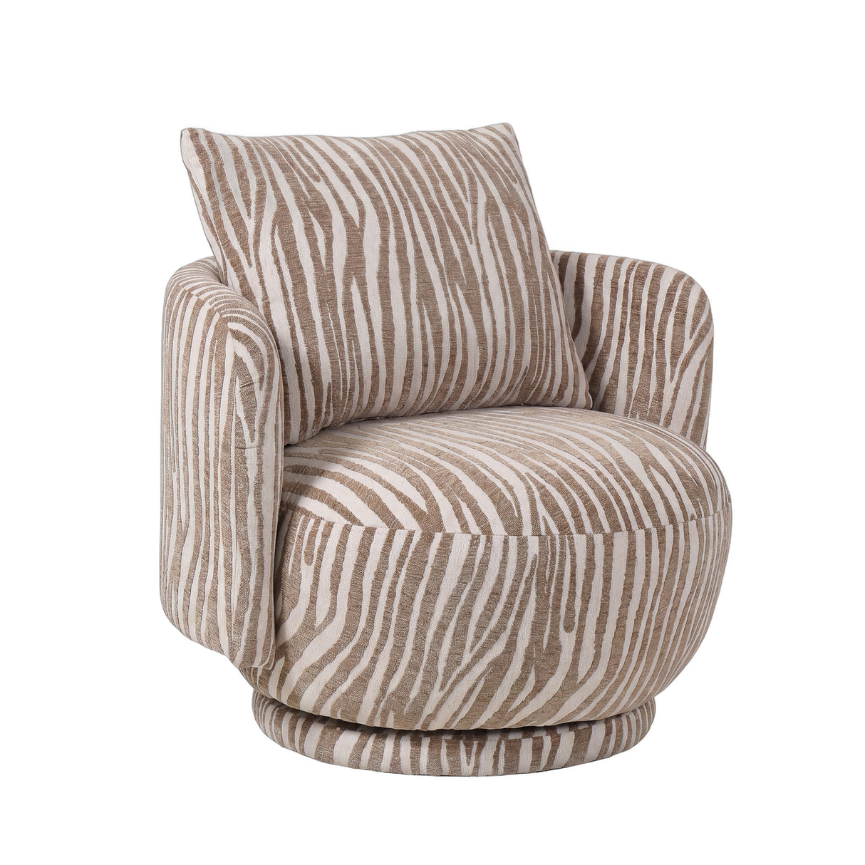 Sessel taupe-beige, Lounge-Sessel taupe, Drehsessel taupe, Breite 86 cm