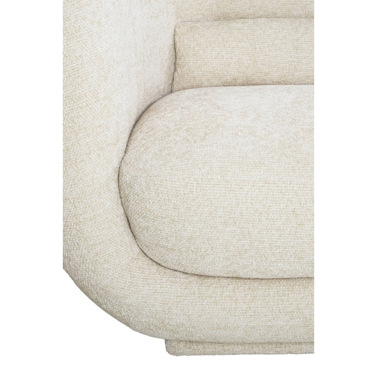 Sofa creme, 3 Sitzer Sofa creme, Länge 237 cm