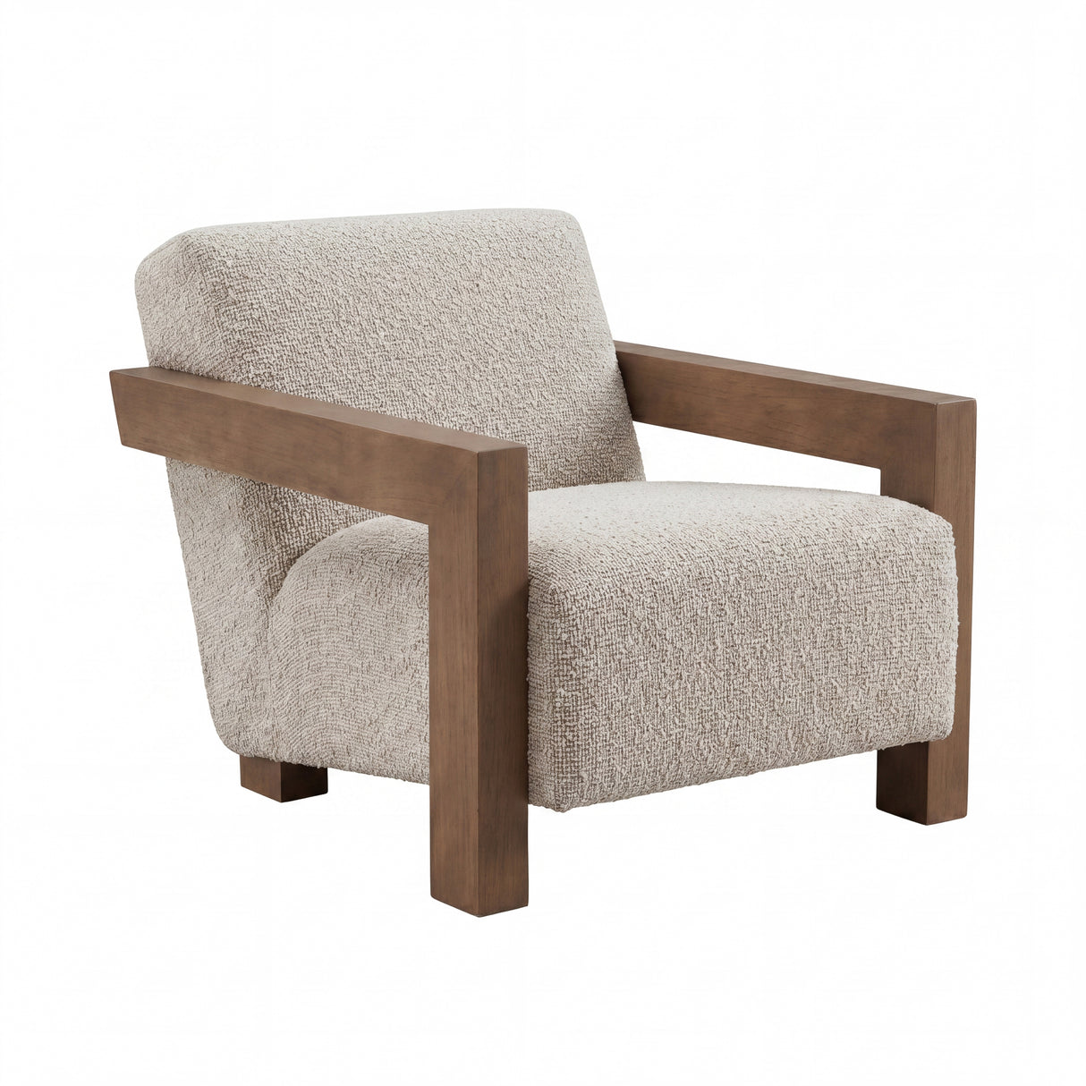 Sessel creme-beige, Lounge-Sessel creme, Breite 76 cm