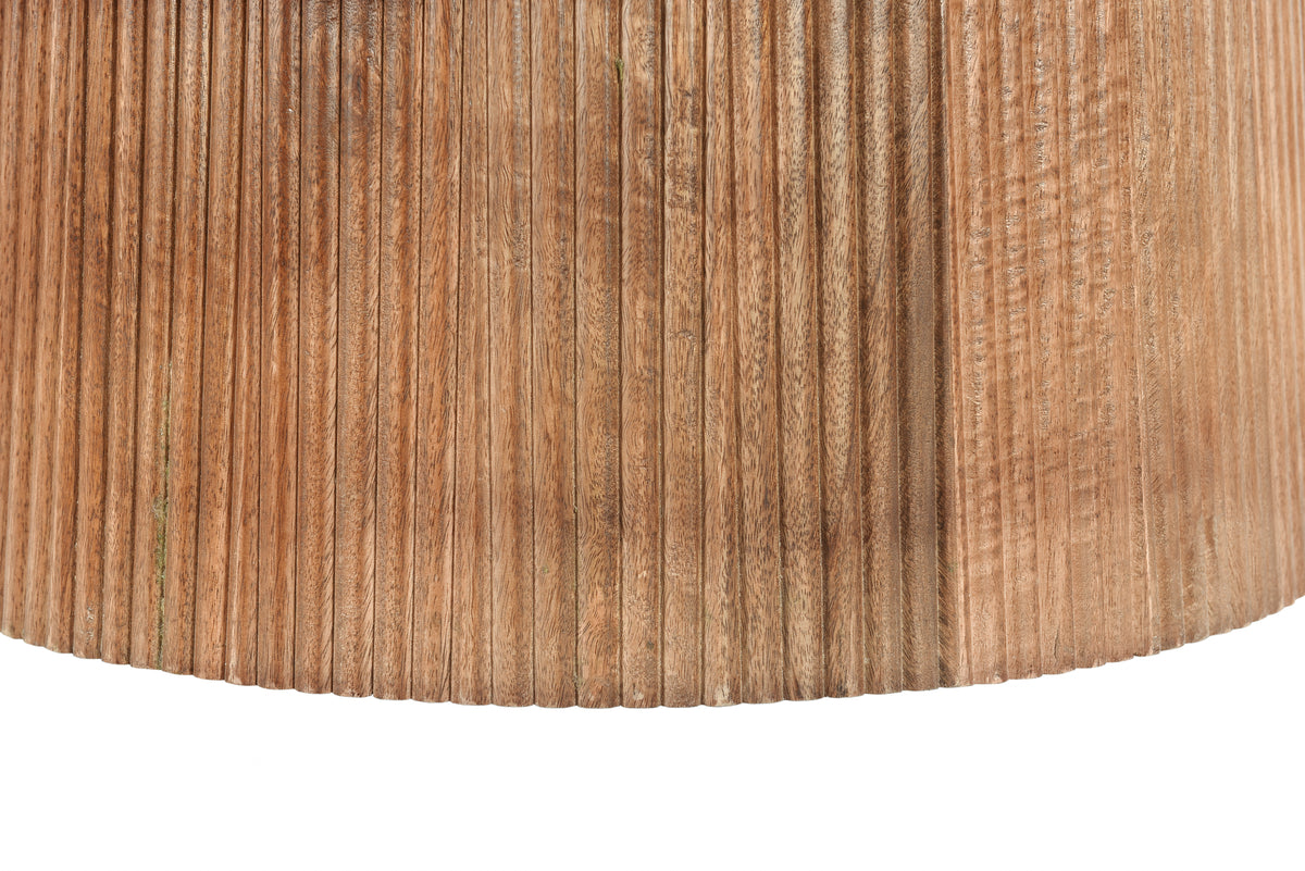 Tisch rund Naturholz, runder Esstisch Holz, Durchmesser 130 cm