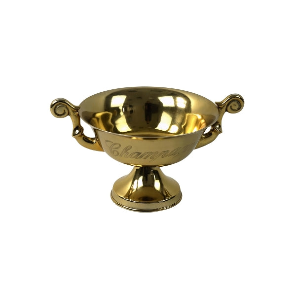 Champagnerkühler Gold, Weinkühler Gold Aluminium, Durchmesser 30 cm