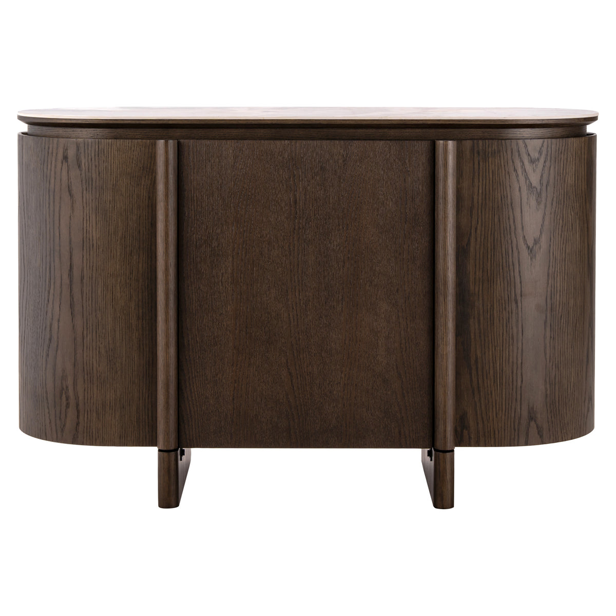 Sideboard brown mirrored glass, Sideboard brown mirror, Width 80 cm