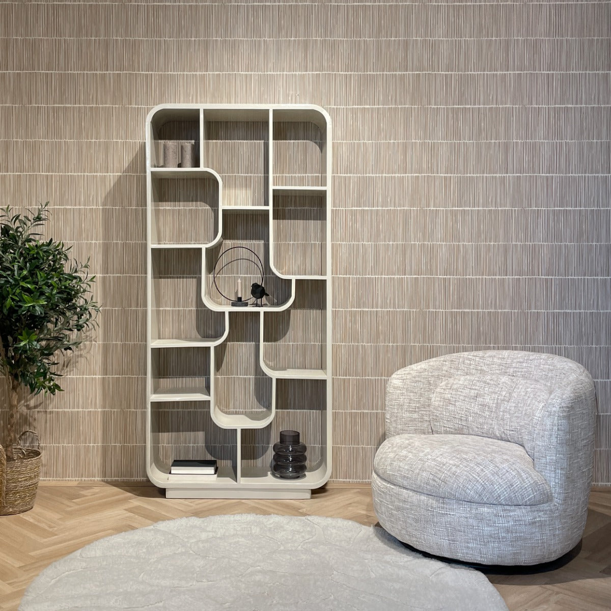 Bücherregal weiß, Regal weiß Holz massiv, Breite 90 cm