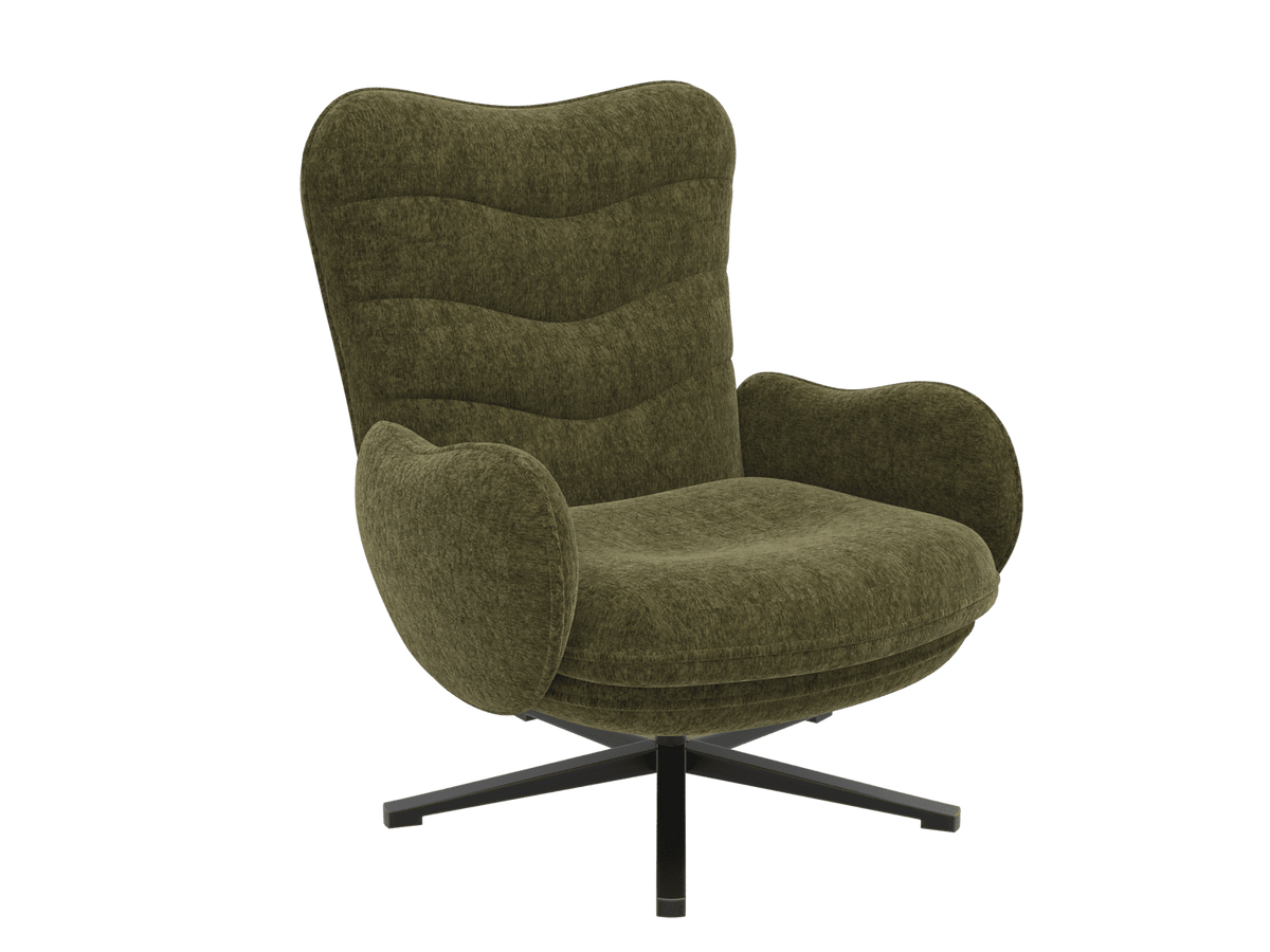 Armchair green, armchair swivel green