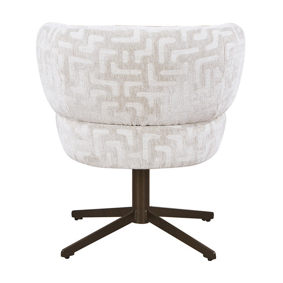 Stuhl beige drehbar, gepolsterter Esszimmerstuhl beige
