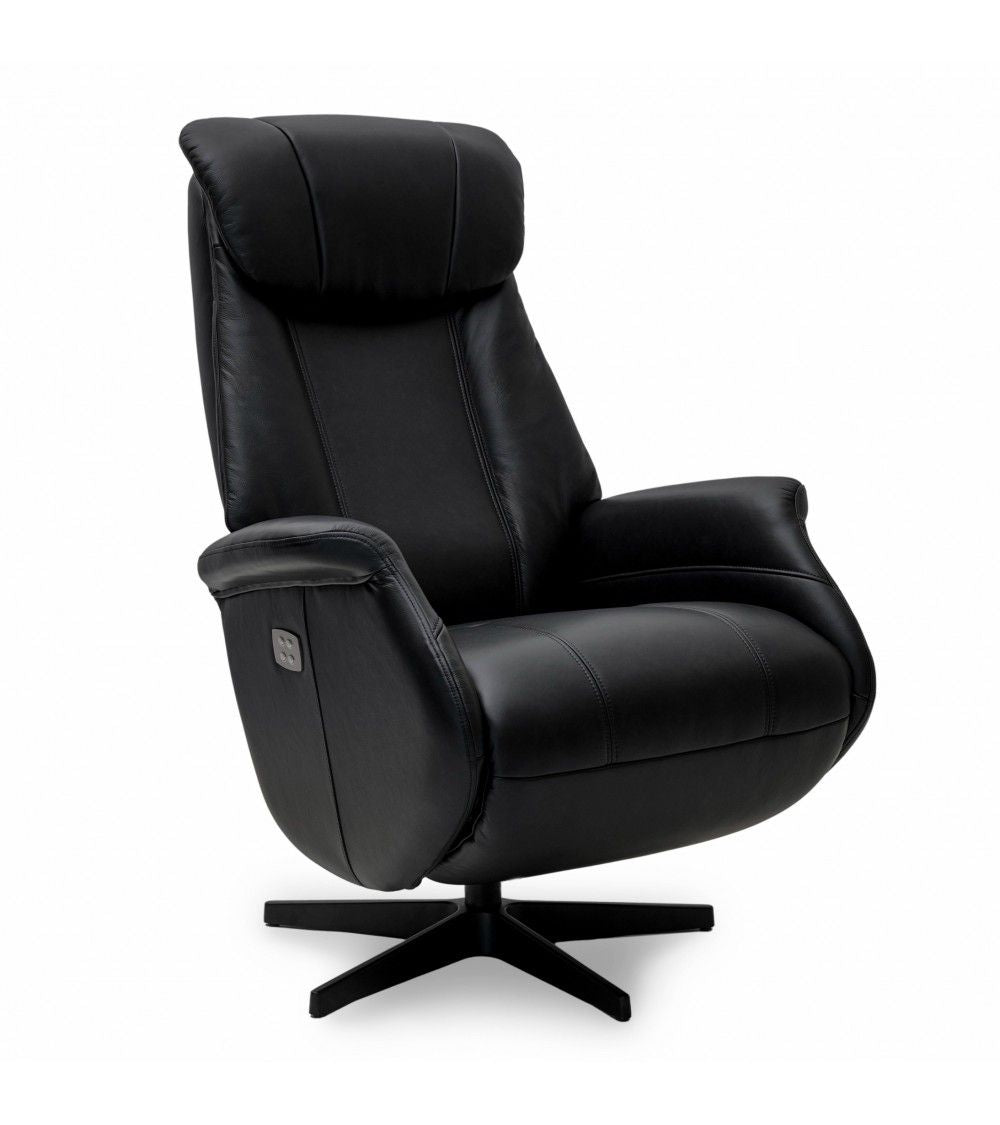 Armchair brown, swivel recliner brown