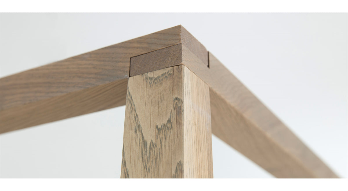 Bett Eiche-Natur Landhausstil, Himmelbett Eiche Landhaus, Breite 160 cm