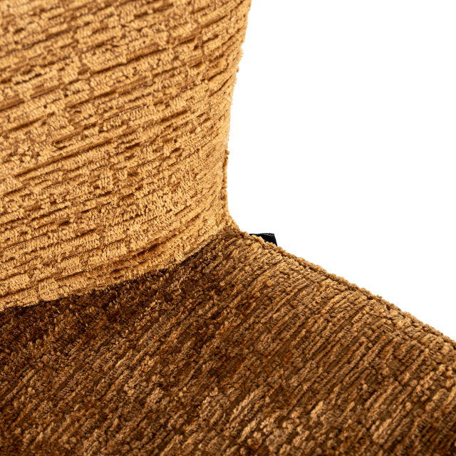 Barstuhl Senf-Gold, Barstuhl schwarze Stuhlbeine, Sitzhöhe 68 cm