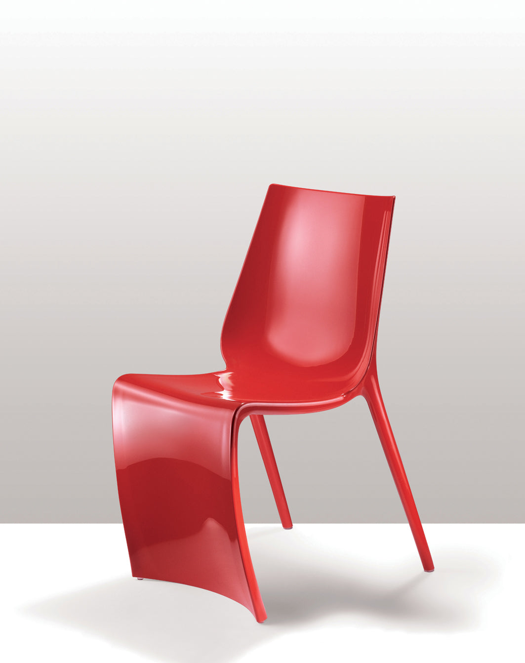 Stuhl rot Kunststoff, roter Stuhl