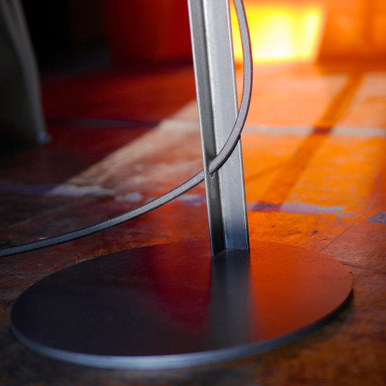 Design Stehleuchte, Lampenschirm aus recycelten Kartons, Stehlampe, Farbe beige/braun, Höhe 171 cm