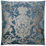 Decke blau-grau, Plaid grau-blau, Größe 175 x 235 cm