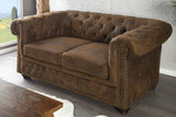 2-Sitzer Sofa im Chesterfield Look