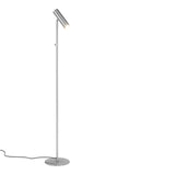 Stehlampe Silber, moderne Stehleuchte Silber