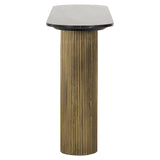 Konsole Gold  Marmorstein,  Konsolentisch Gold-schwarz,  Breite 130 cm