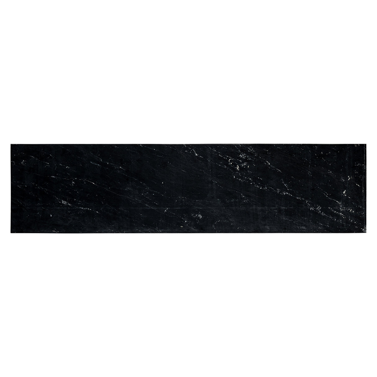 Konsole Gold  Marmorstein,  Konsolentisch schwarz,  Breite 140 cm