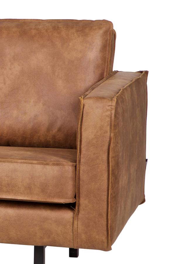 Ledersofa 2-Sitzer, Sofa Echtleder cognac