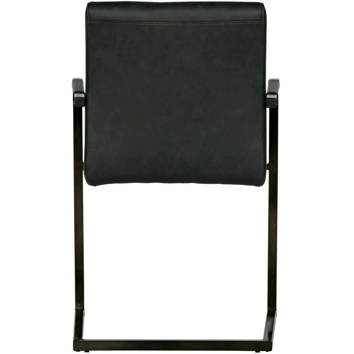 Freischwinger schwarz, Stuhl schwarz mit Armlehne