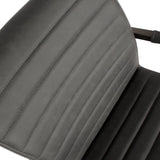 Freischwinger schwarz, Stuhl schwarz mit Armlehne