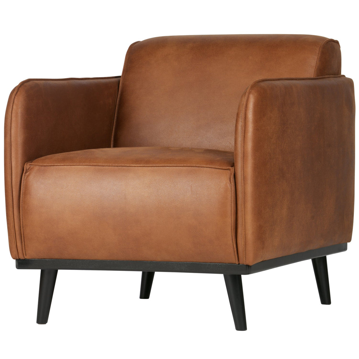 Sessel cognac PU-Stoff, Sessel modern cognac