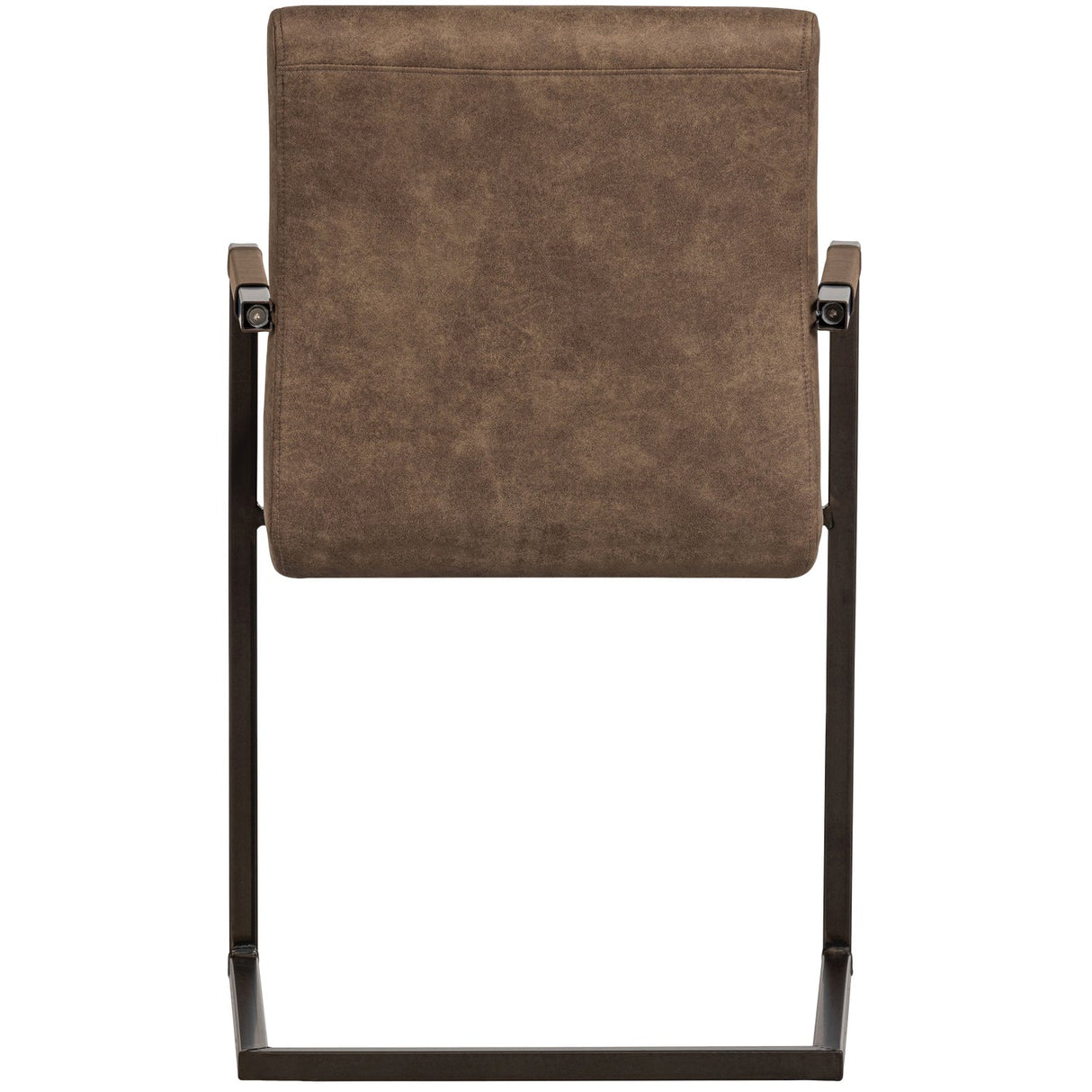 Freischwinger taupe, Stuhl taupe mit Armlehne