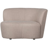 Sofa Farbe Sand, 2 Sitzer Sofa Seitenlehne rechts, Breite 112 cm