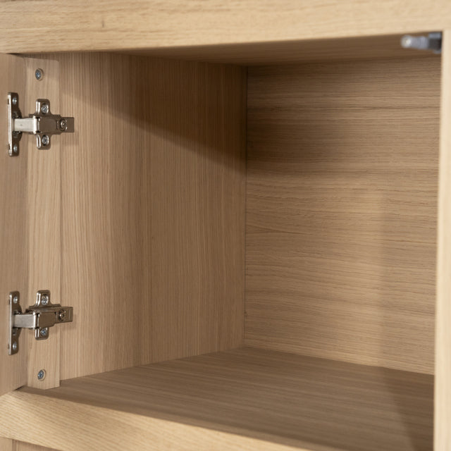 TV Schrank modern Farbe Naturholz, Schrank  Naturholz mit zwei Türen, Fernsehschrank Naturholz, Breite 160 cm