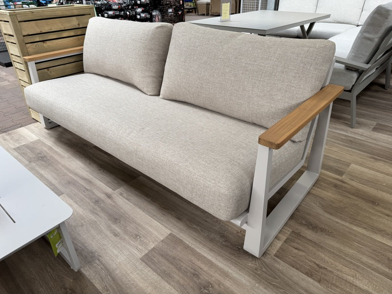 Gartenlounge-Set 4 teilig , Gartenecksofa mit 2 Sessel, 1 Couchtisch