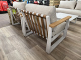 Gartenlounge-Set 4 teilig , Gartenecksofa mit 2 Sessel, 1 Couchtisch