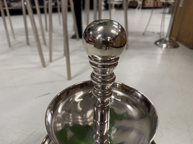 Etagere Silber, Etagere rund, Höhe 52 cm