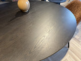 Esstisch rund braun, runder Tisch braun, Durchmesser 130 cm