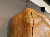 Wohnzimmerschrank Wave Holz, Schrank Holz, Breite 100 cm