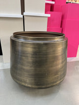 Blumentopf Metall Bronze antik, Pflanzkübel Bronze Metall,&nbsp; Durchmesser 58 cm