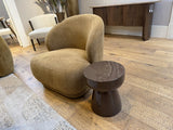 Sessel Honig-Senf-Farbe, Breite 78 cm