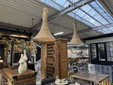 Hängeleuchte Rattan, Pendelleuchte Rattan, Durchmesser 60 cm