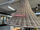 Hängeleuchte Rattan, Pendelleuchte Rattan, Durchmesser 60 cm